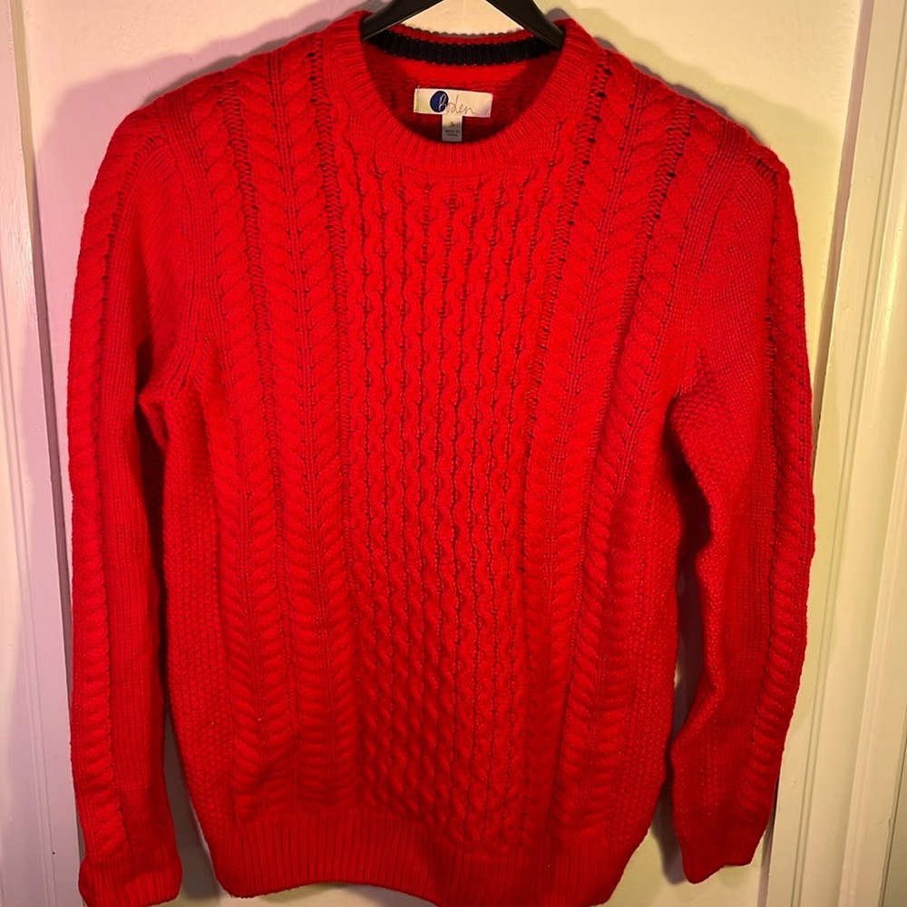 Boden fisherman’s cable sweater S/M